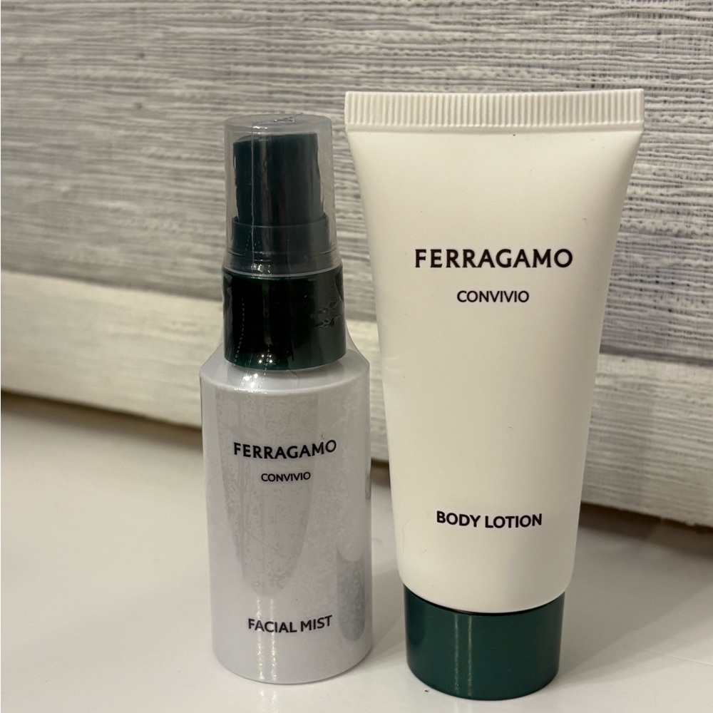 Salvatore Ferragamo Skincare Set - White and Green